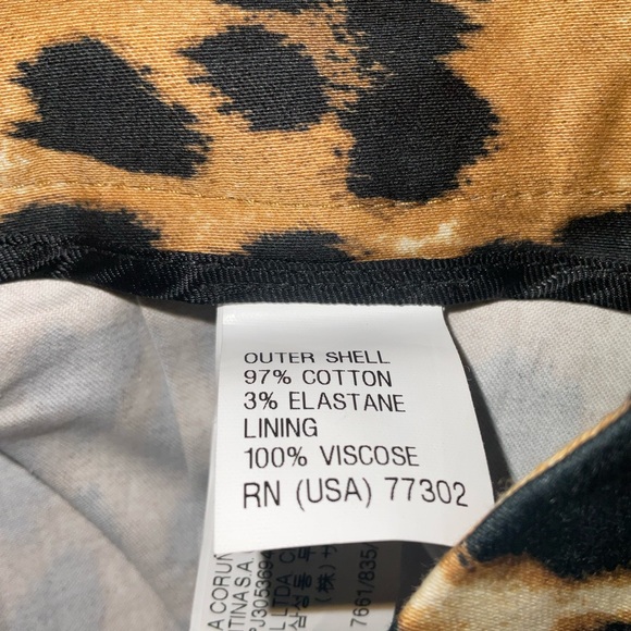 Zara Animal Print Peplum Pencil Skirt - Picture 4 of 8